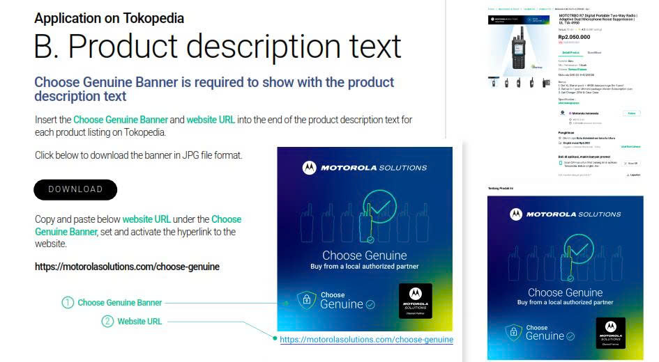 Hướng dẫn chọn mua bộ đàm Motorola chính hãng trên không gian mạng